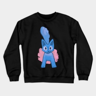 TUTU CAT! pin Crewneck Sweatshirt